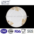 ZH001 Beautiful graceful porcelain ceramic flat plate